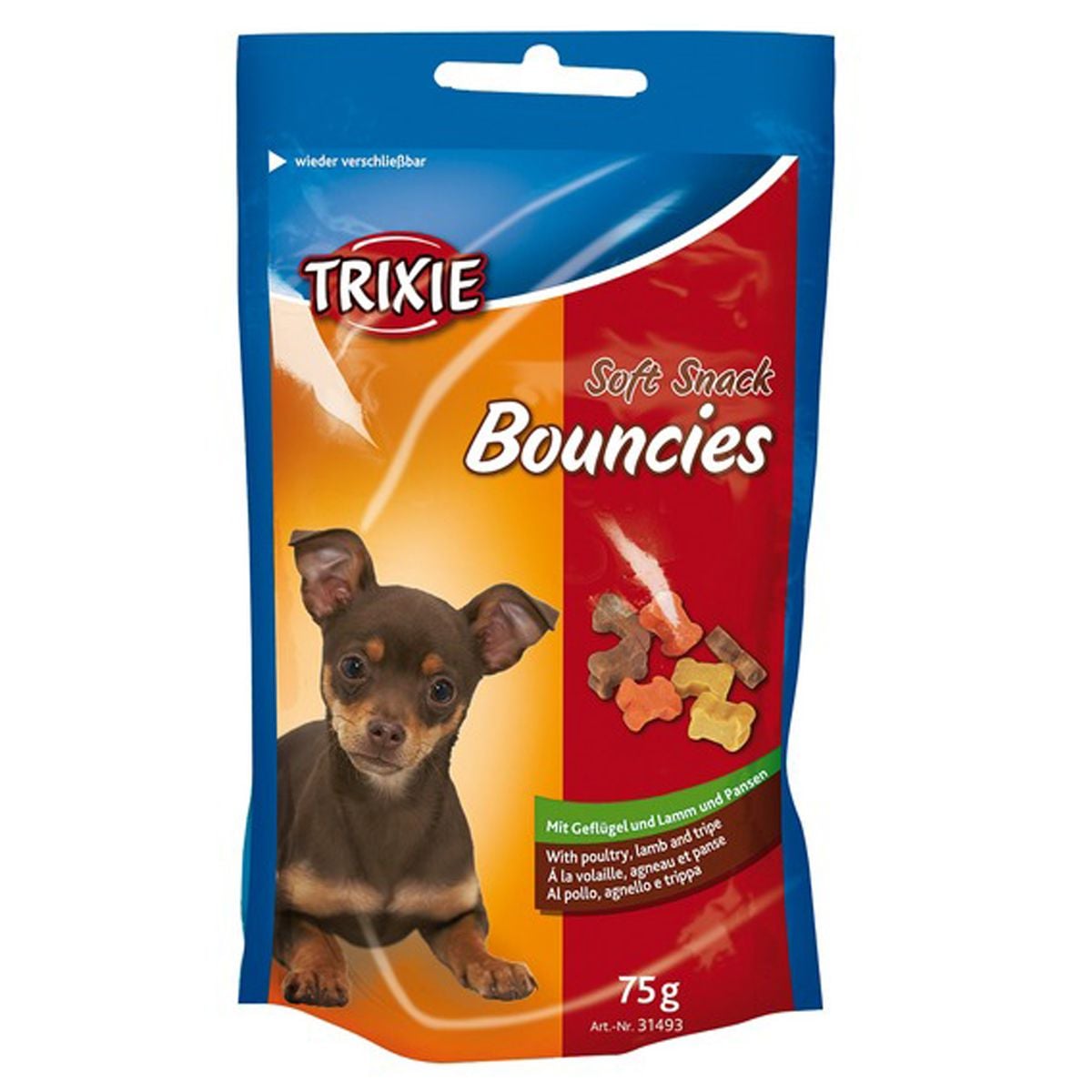 Soft Snack Bouncies Beutel (75g) online kaufen Hund Unterwegs